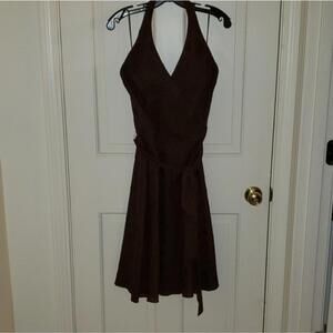 Nine West halter dress - brown in size 10